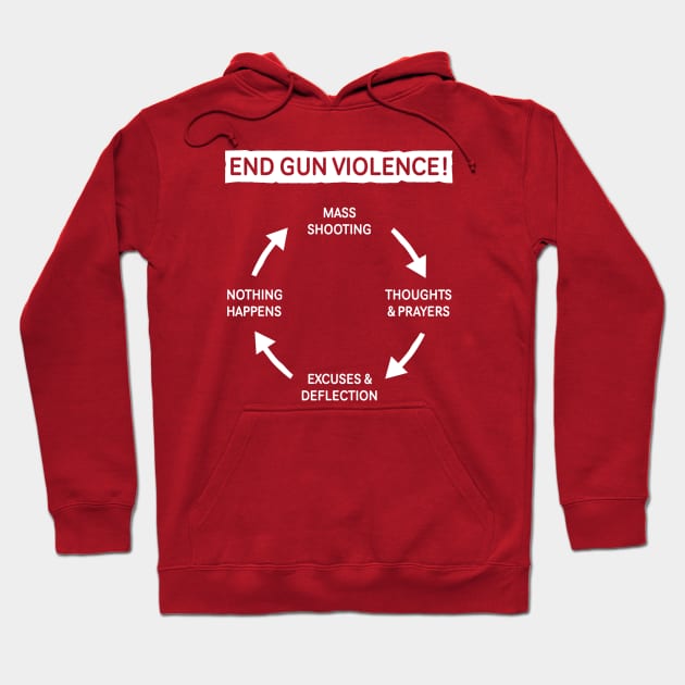 End Gun Violence! Hoodie by bryankremkau